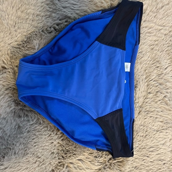 NWOT Athleta Blue Swim Bottom Colourblock - Picture 2 of 5